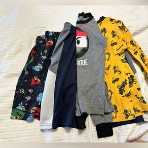 Kids' 4 item bundle of mismatched pajamas